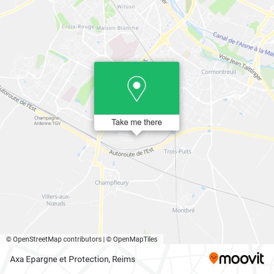 Axa Epargne et Protection map