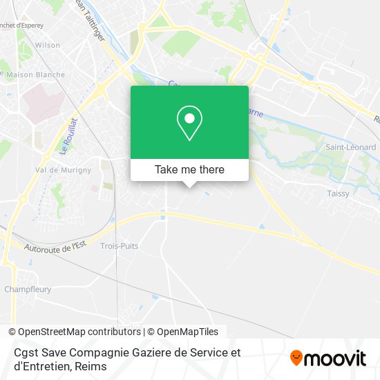 Cgst Save Compagnie Gaziere de Service et d'Entretien map
