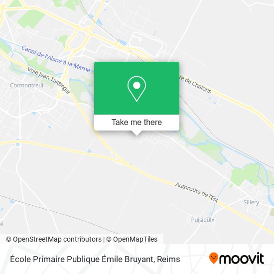 Mapa École Primaire Publique Émile Bruyant