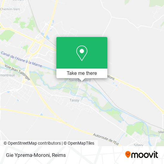 Mapa Gie Yprema-Moroni