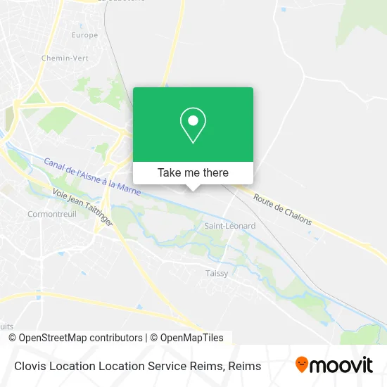 Clovis Location Location Service Reims map