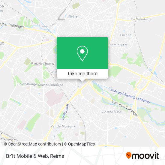 Br'It Mobile & Web map