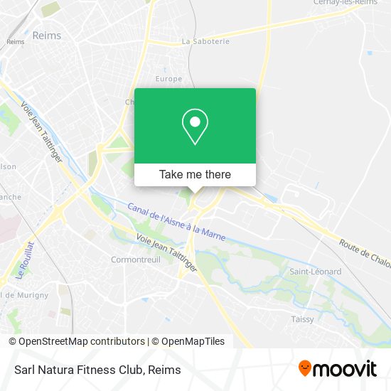 Sarl Natura Fitness Club map