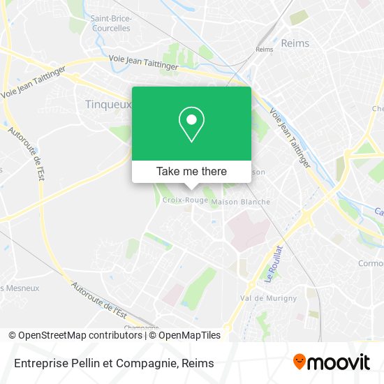 Mapa Entreprise Pellin et Compagnie