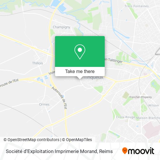 Mapa Société d'Exploitation Imprimerie Morand