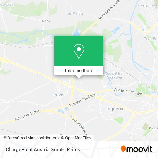 Mapa ChargePoint Austria GmbH