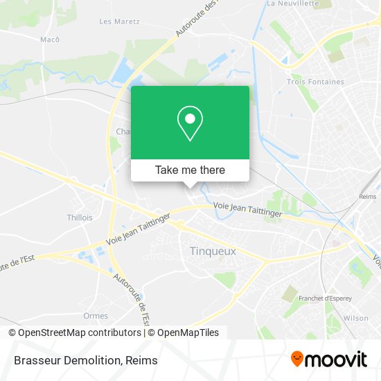 Brasseur Demolition map
