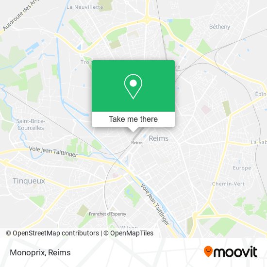 Monoprix map