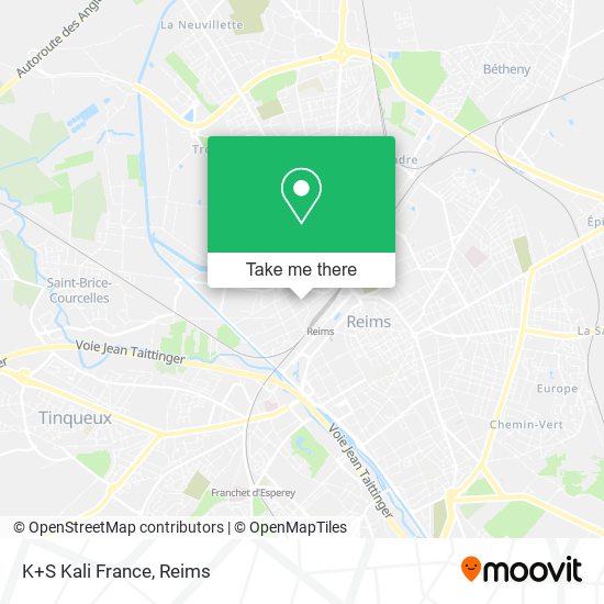 Mapa K+S Kali France