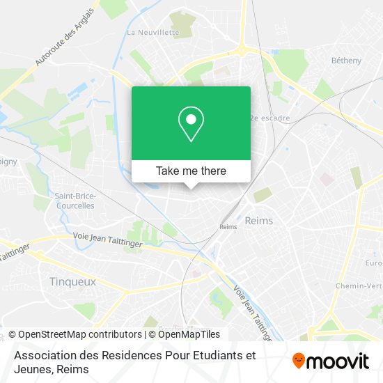 Association des Residences Pour Etudiants et Jeunes map