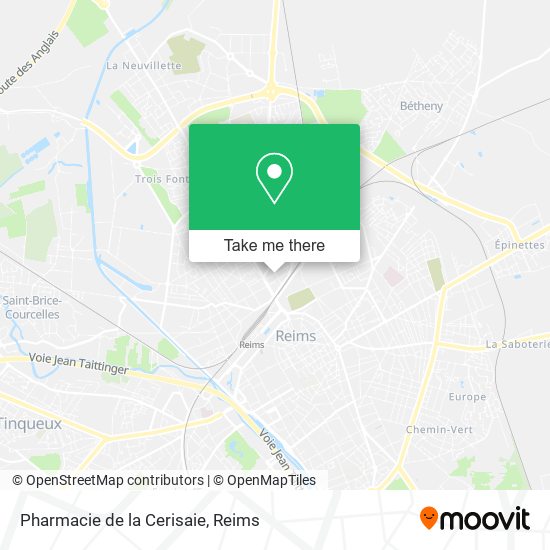 Mapa Pharmacie de la Cerisaie