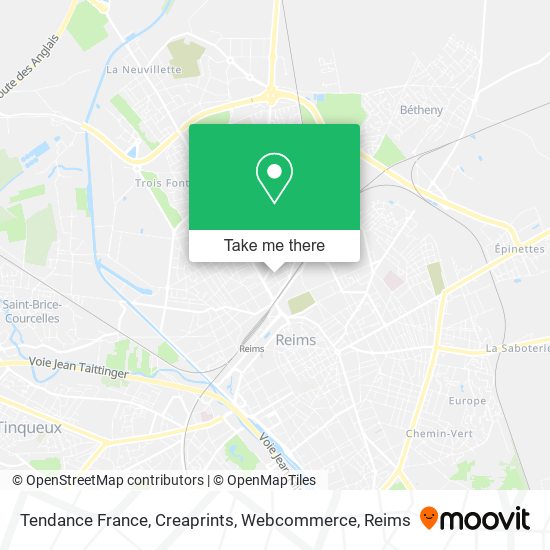 Mapa Tendance France, Creaprints, Webcommerce