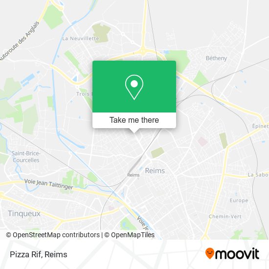 Mapa Pizza Rif