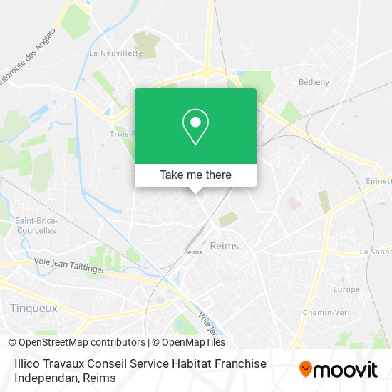 Mapa Illico Travaux Conseil Service Habitat Franchise Independan