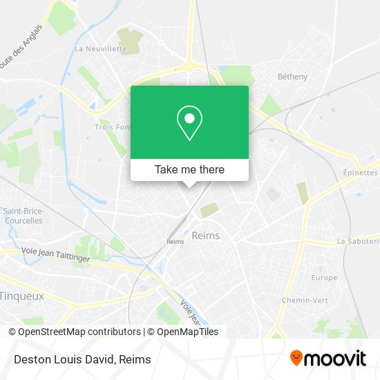 Mapa Deston Louis David