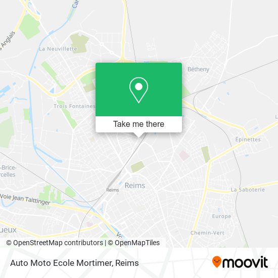 Mapa Auto Moto Ecole Mortimer
