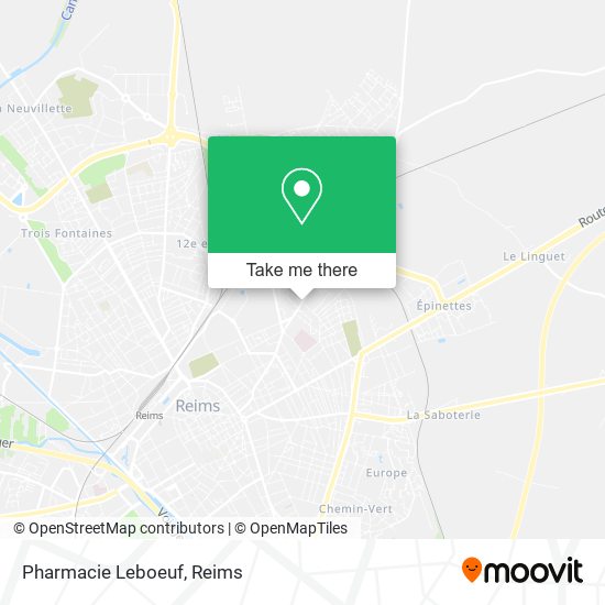 Mapa Pharmacie Leboeuf