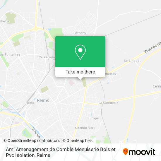 Mapa Ami Amenagement de Comble Menuiserie Bois et Pvc Isolation