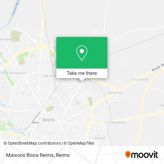 Maisons Booa Reims map