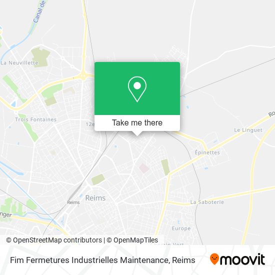 Fim Fermetures Industrielles Maintenance map