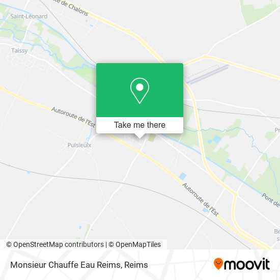 Mapa Monsieur Chauffe Eau Reims