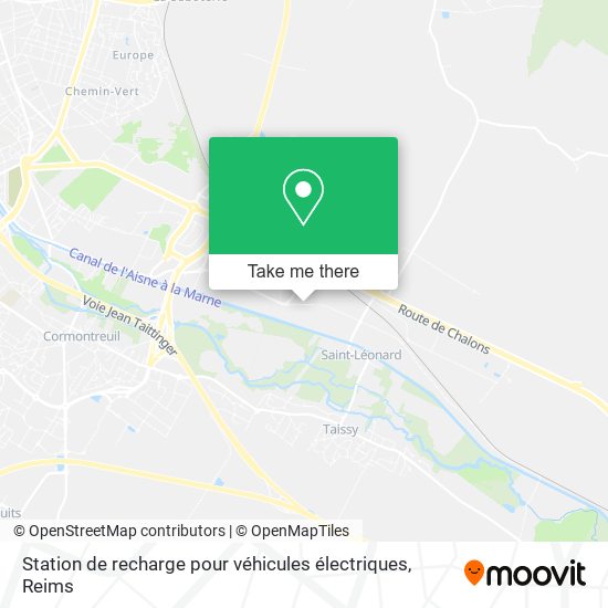 Station de recharge pour véhicules électriques map