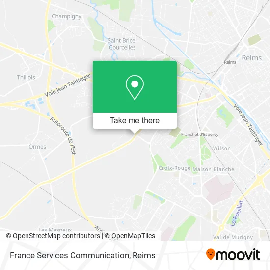France Services Communication map
