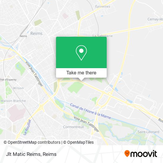 Mapa Jlt Matic Reims