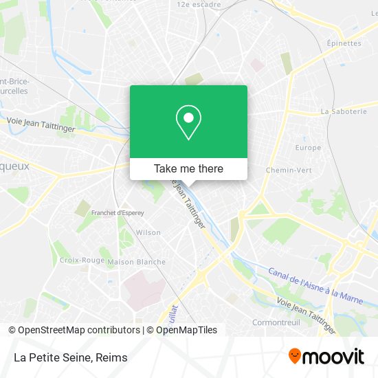 La Petite Seine map