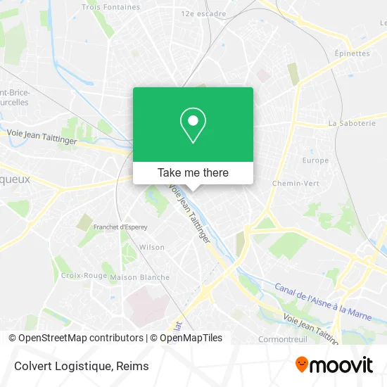 Colvert Logistique map