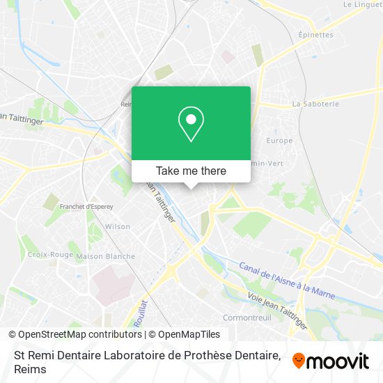 Mapa St Remi Dentaire Laboratoire de Prothèse Dentaire