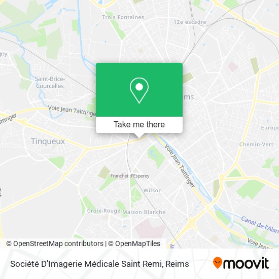 Mapa Société D'Imagerie Médicale Saint Remi