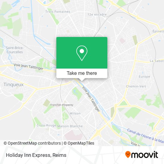 Holiday Inn Express map