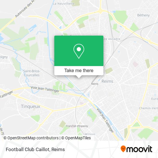 Mapa Football Club Caillot