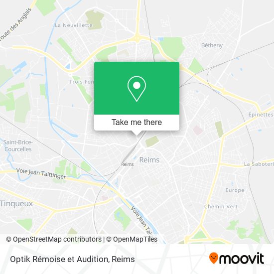 Optik Rémoise et Audition map