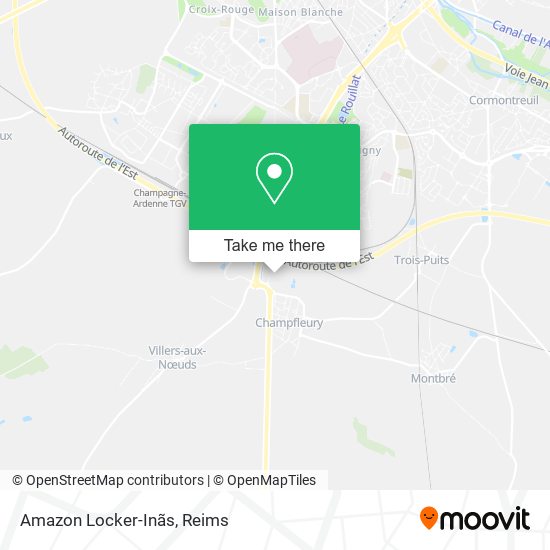 Amazon Locker-Inãs map