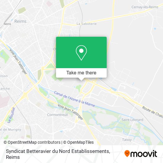 Syndicat Betteravier du Nord Establissements map