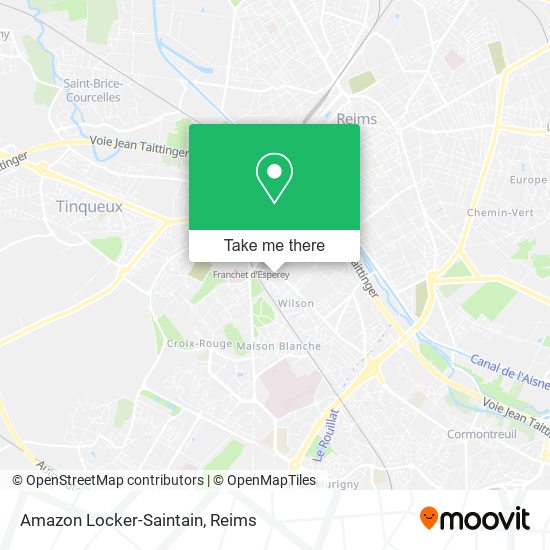 Amazon Locker-Saintain map