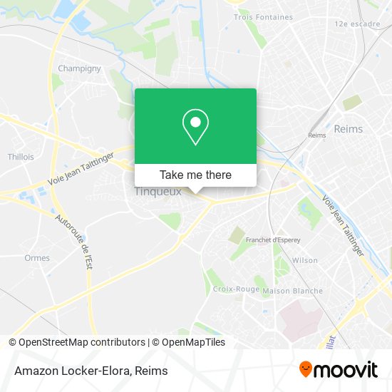 Mapa Amazon Locker-Elora