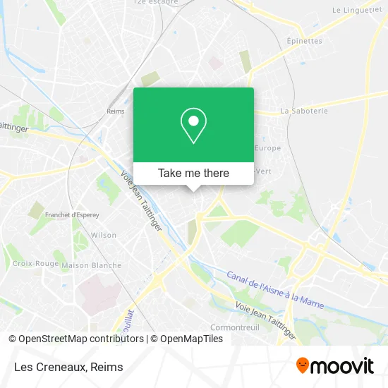 Les Creneaux map