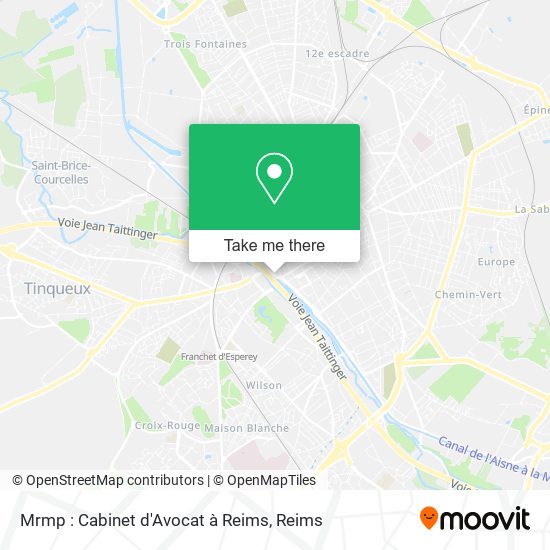 Mrmp : Cabinet d'Avocat à Reims map