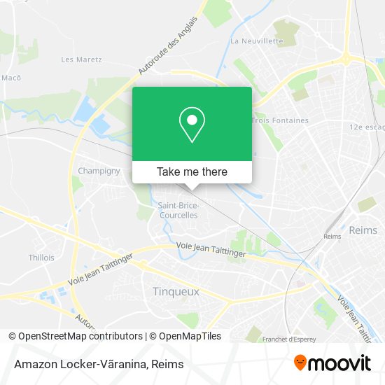 Amazon Locker-Vãranina map