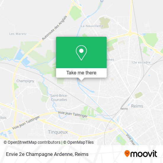 Mapa Envie 2e Champagne Ardenne