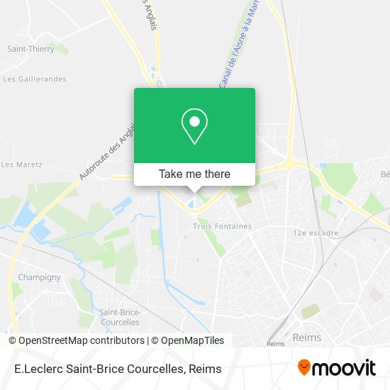 Mapa E.Leclerc Saint-Brice Courcelles