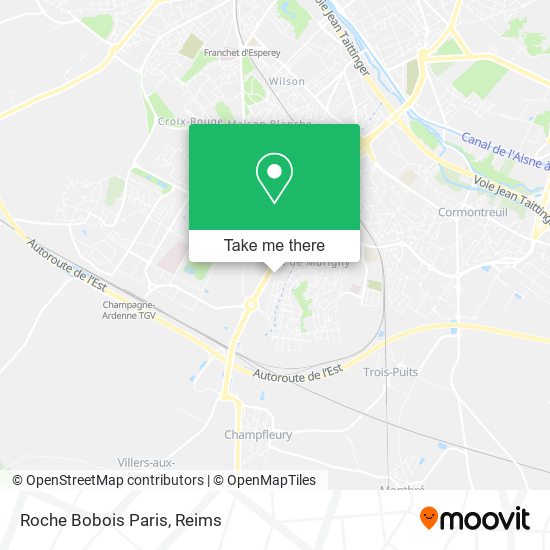 Mapa Roche Bobois Paris