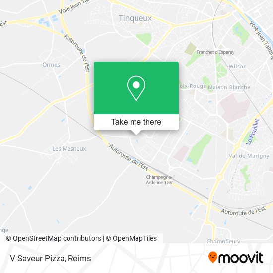 Mapa V Saveur Pizza