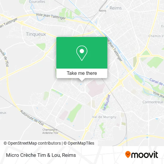 Micro Crèche Tim & Lou map