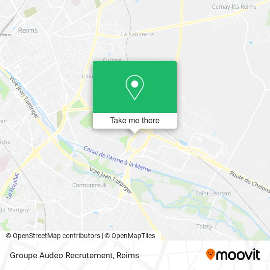 Groupe Audeo Recrutement map