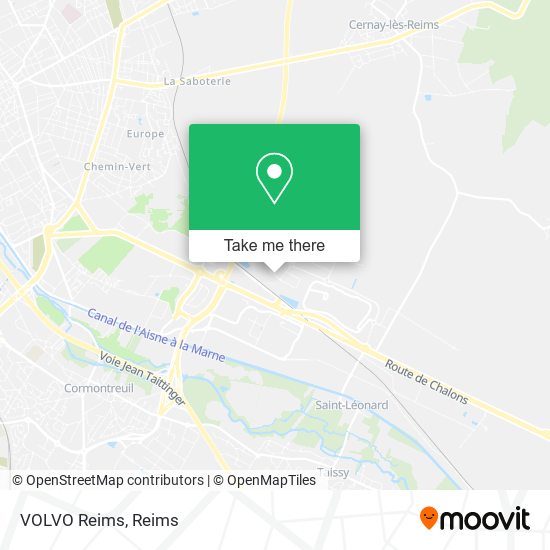 VOLVO Reims map