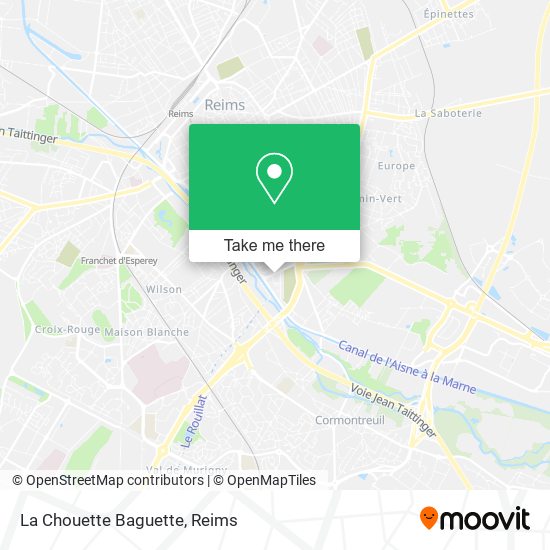 Mapa La Chouette Baguette
